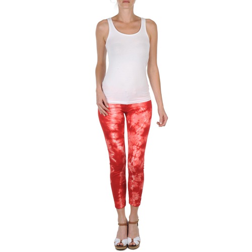 tekstylia Damskie Krótkie spodnie Eleven Paris DAISY Czerwony / Biały