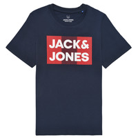 tekstylia Chłopiec T-shirty z krótkim rękawem Jack & Jones JJECORP LOGO TEE SS Marine