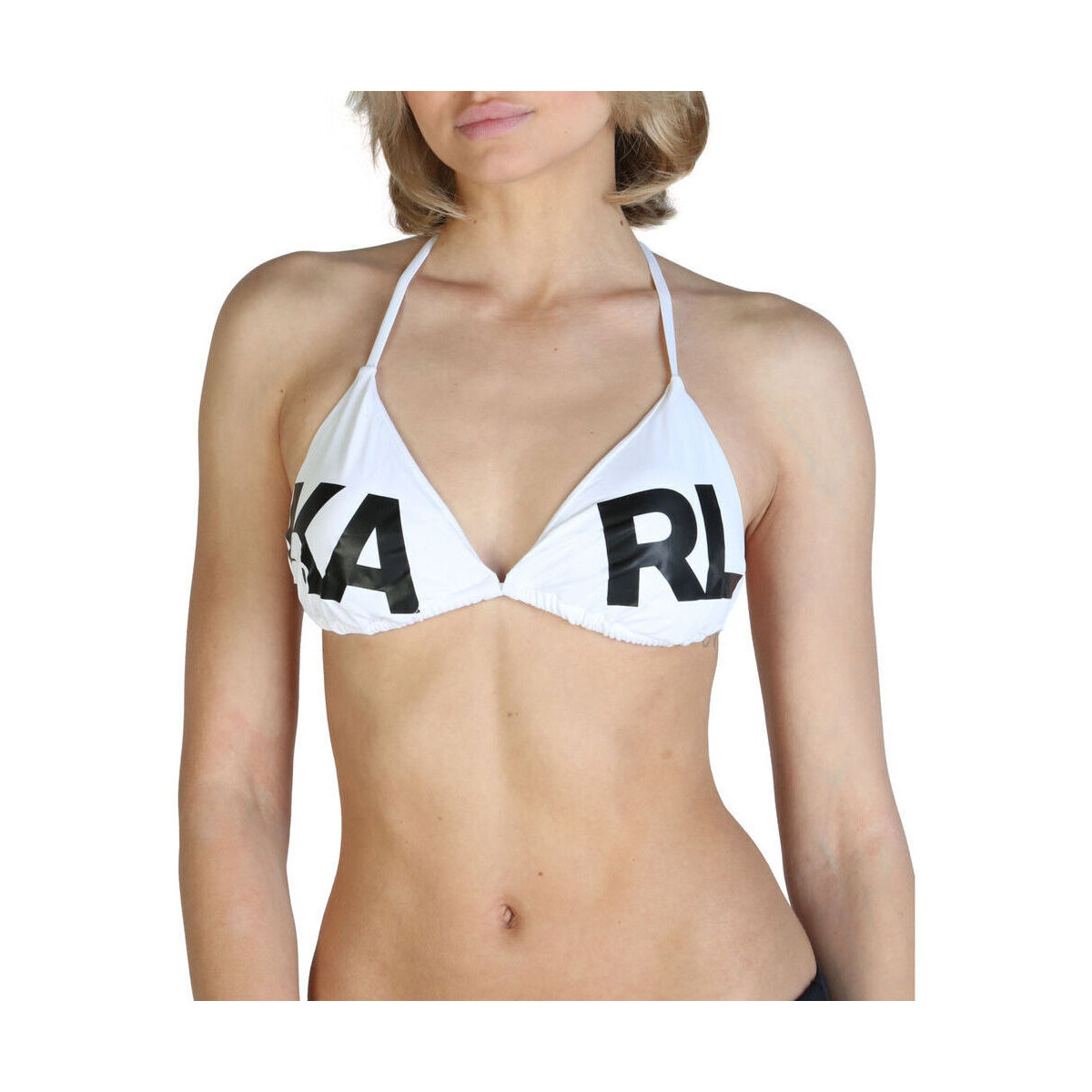 tekstylia Damskie Bikini: góry lub doły osobno Karl Lagerfeld - kl21wtp05 Biały