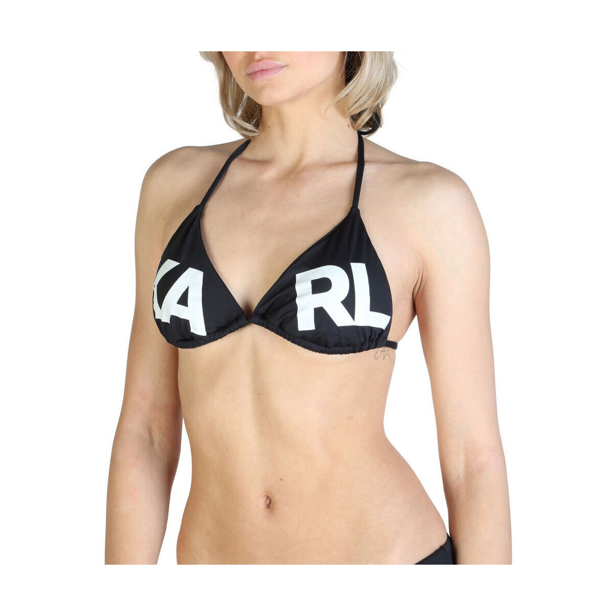 tekstylia Damskie Bikini: góry lub doły osobno Karl Lagerfeld - kl21wtp05 Czarny
