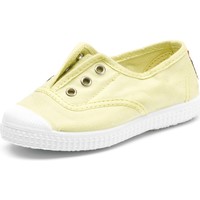 Buty Dziecko Tenis Cienta Chaussures en toiles  Tintado jaune pastel