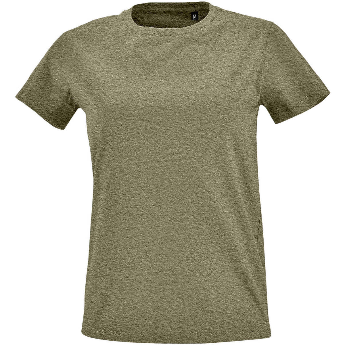 tekstylia Damskie T-shirty z krótkim rękawem Sols Camiseta IMPERIAL FIT color Caqui Kaki