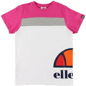 tekstylia Dziewczynka T-shirty z krótkim rękawem Ellesse  Biały