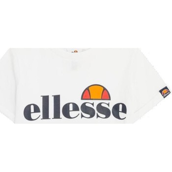 tekstylia Dziewczynka T-shirty z krótkim rękawem Ellesse  Biały