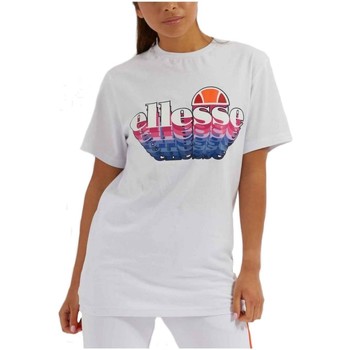tekstylia Damskie T-shirty z krótkim rękawem Ellesse  Biały