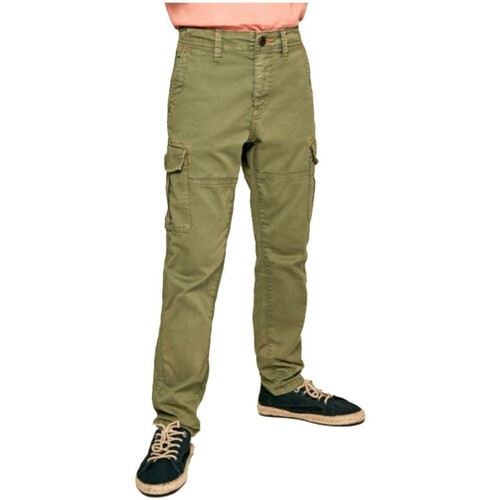 tekstylia Chłopiec Spodnie Pepe jeans  Zielony