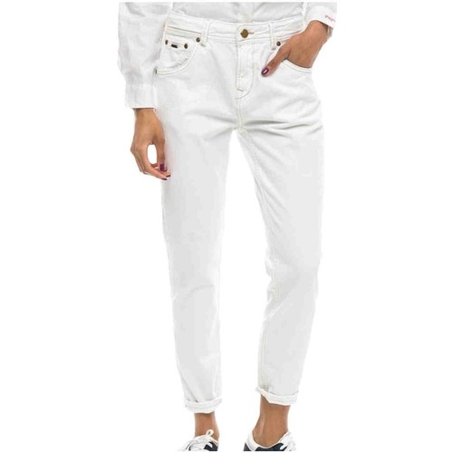 tekstylia Damskie Jeansy Pepe jeans  Biały