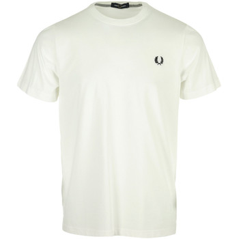 Fred Perry Crew Neck T-Shirt Biały