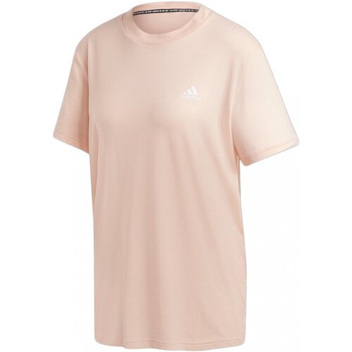 tekstylia Damskie T-shirty i Koszulki polo adidas Originals GH3800 W MH 3S SS TEE Różowy