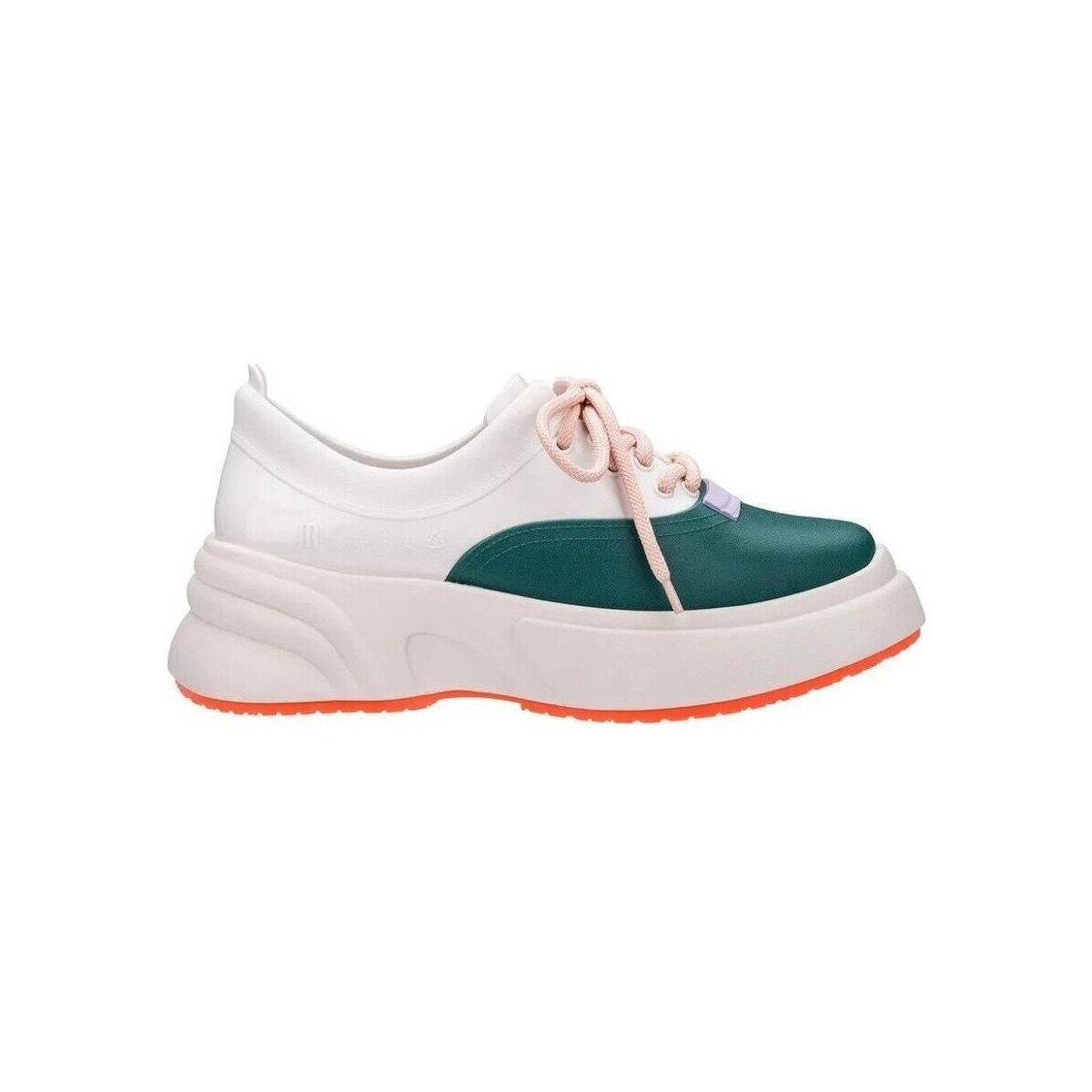 Buty Damskie Trampki Melissa Ugly Sneaker - Beige White Green Wielokolorowy