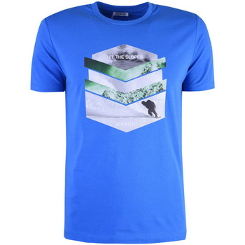 tekstylia Męskie T-shirty z krótkim rękawem Bikkembergs  Niebieski