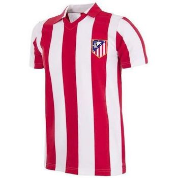 tekstylia Męskie T-shirty z krótkim rękawem Copa Football Maillot  Atletico de Madrid 1985 - 86 Retro Czerwony