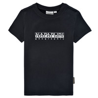 tekstylia Chłopiec T-shirty z krótkim rękawem Napapijri S-BOX SS Czarny