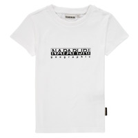 tekstylia Chłopiec T-shirty z krótkim rękawem Napapijri S-BOX SS Biały