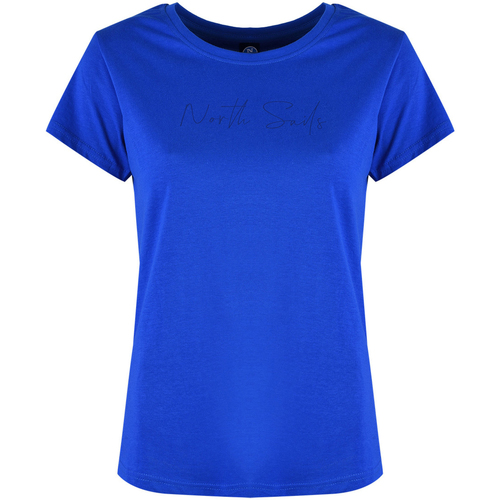 tekstylia Damskie T-shirty z krótkim rękawem North Sails 90 2356 000 | T-Shirt S/S W/Logo Niebieski