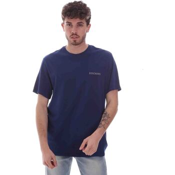 tekstylia Męskie T-shirty z krótkim rękawem Dockers 27406-0116 Niebieski