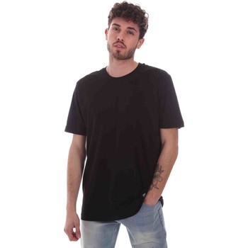 tekstylia Męskie T-shirty z krótkim rękawem Key Up 2M915 0001 Czarny