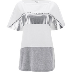 tekstylia Damskie T-shirty z krótkim rękawem Freddy S1WSDT2M Biały