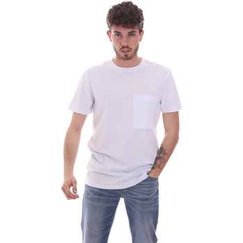 tekstylia Męskie T-shirty z krótkim rękawem Antony Morato MMKS02023 FA100229 Biały