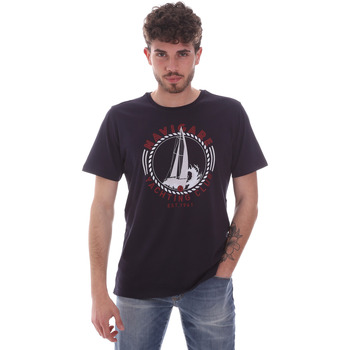 tekstylia Męskie T-shirty z krótkim rękawem Navigare NV31113 Niebieski