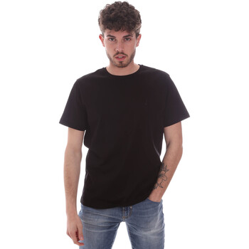 tekstylia Męskie T-shirty z krótkim rękawem Navigare NV71003 Czarny
