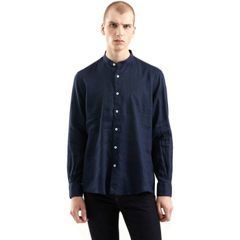 tekstylia Męskie Koszule z długim rękawem Refrigiwear RM0C10100LI9110 Niebieski