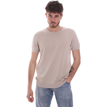 tekstylia Męskie T-shirty z krótkim rękawem Gaudi 111GU53004 Beżowy