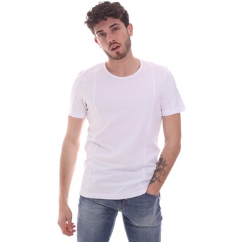 tekstylia Męskie T-shirty z krótkim rękawem Gaudi 111GU64048 Biały