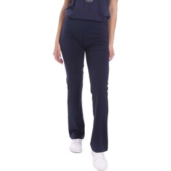 tekstylia Damskie Spodnie z lejącej tkaniny / Alladynki Key Up 5LI20 0001 Niebieski
