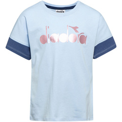 tekstylia Dziecko T-shirty z krótkim rękawem Diadora 102175914 Niebieski