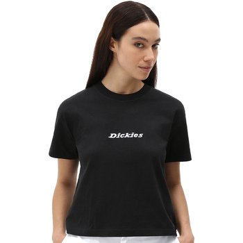 tekstylia Damskie T-shirty z krótkim rękawem Dickies DK0A4XBABLK1 Czarny