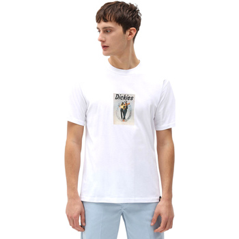tekstylia Męskie T-shirty z krótkim rękawem Dickies DK0A4X9IWHX1 Biały