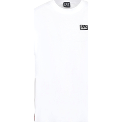 tekstylia Męskie T-shirty z krótkim rękawem Ea7 Emporio Armani 3KPT13 PJ02Z Biały