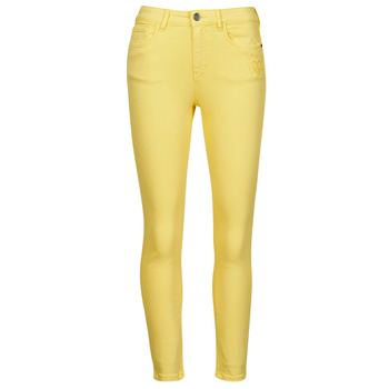 tekstylia Damskie Spodnie z pięcioma kieszeniami Desigual ALBA Żółty