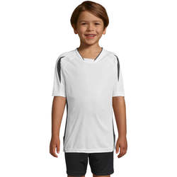 tekstylia Dziecko T-shirty z krótkim rękawem Sols Maracana - CAMISETA NIÑO MANGA CORTA Biały