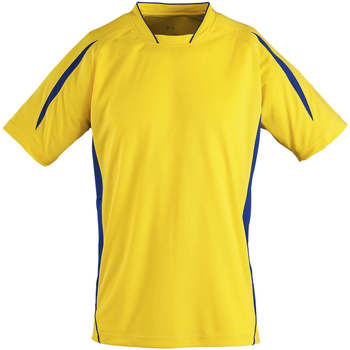 tekstylia Dziecko T-shirty z krótkim rękawem Sols Maracana - CAMISETA NIÑO MANGA CORTA Żółty