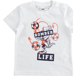 tekstylia Chłopiec T-shirty z krótkim rękawem Ido 42041 Biały