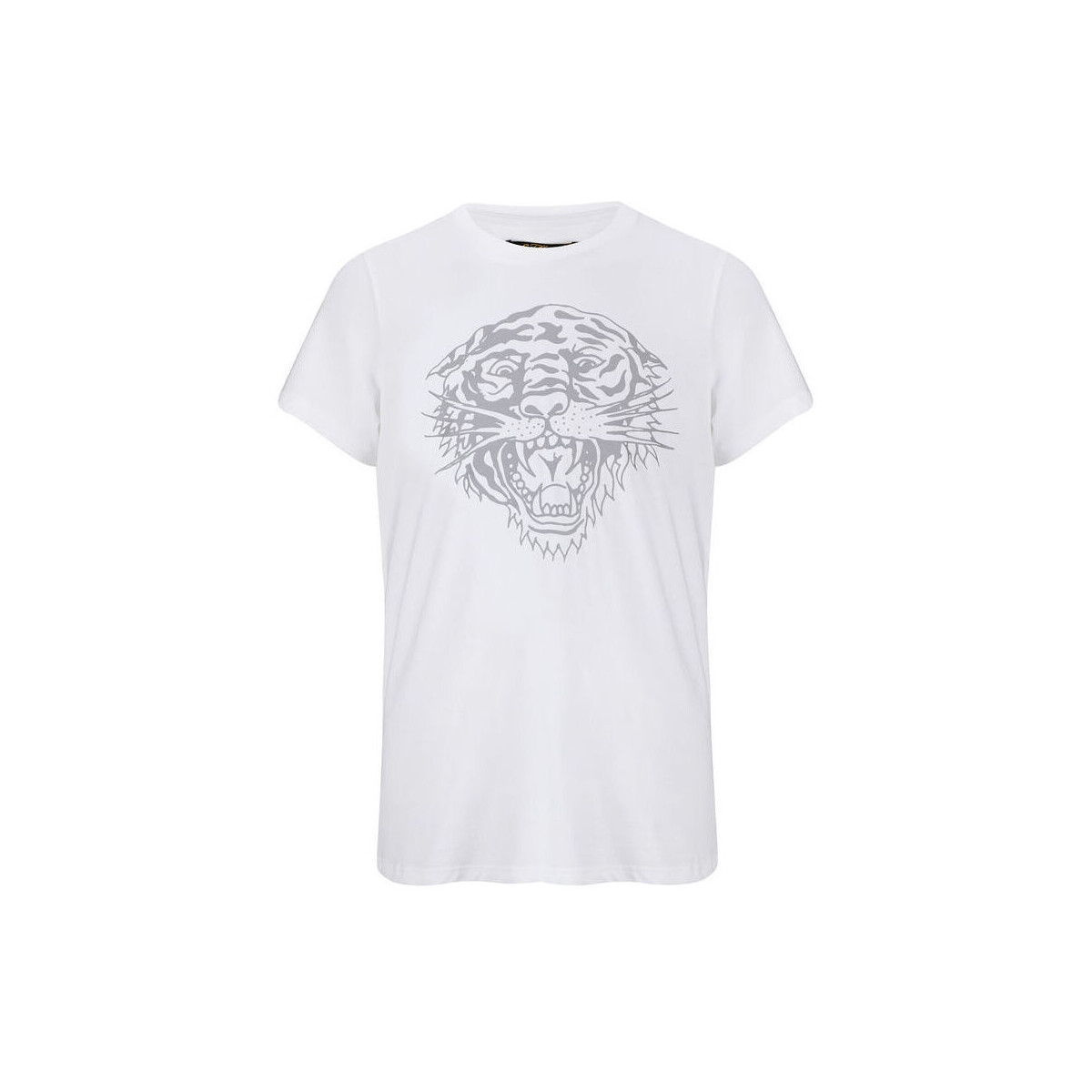 tekstylia Męskie T-shirty z krótkim rękawem Ed Hardy Tiger-glow t-shirt white Biały