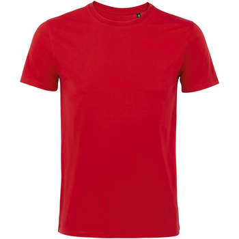 tekstylia Męskie T-shirty z krótkim rękawem Sols Martin camiseta de hombre Czerwony