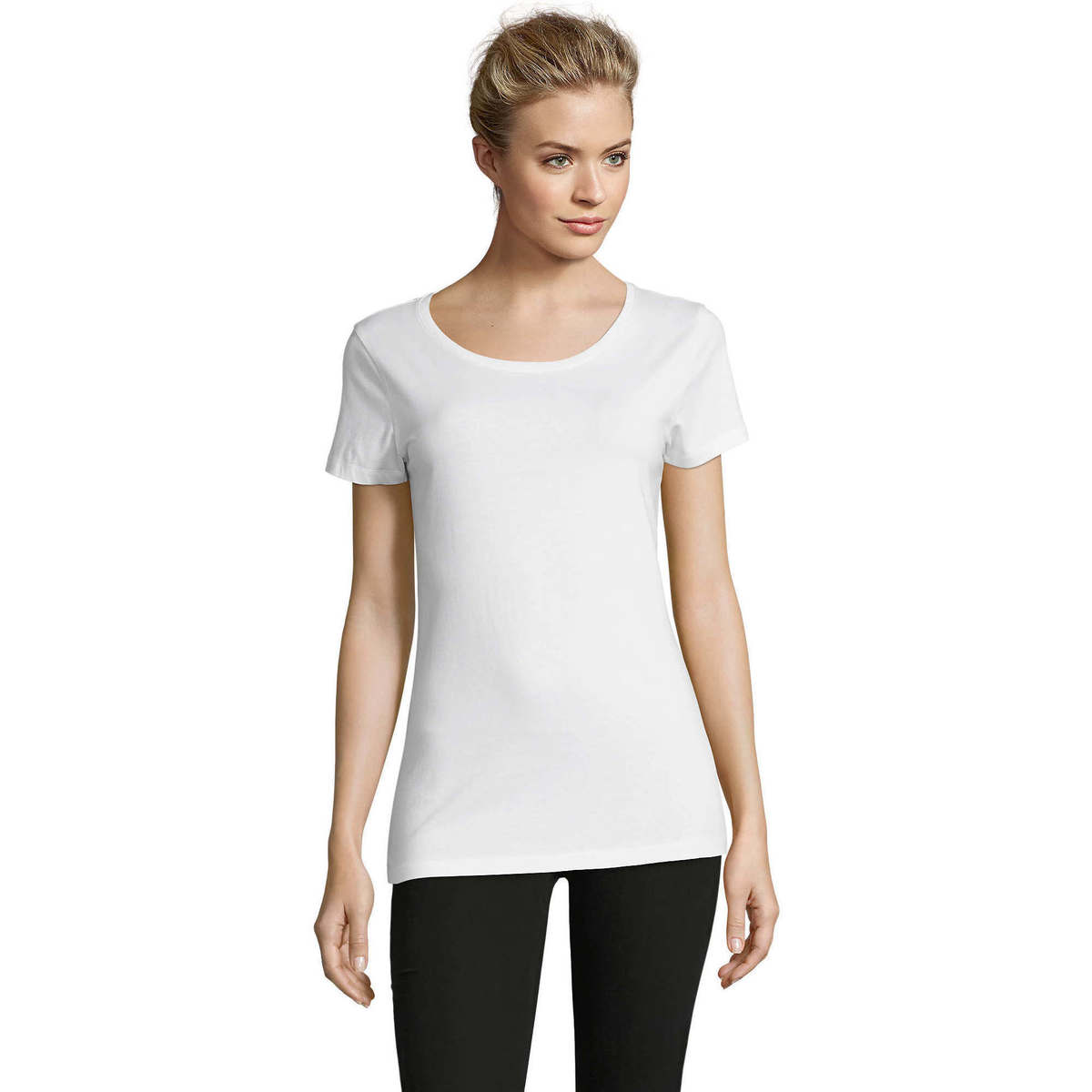 tekstylia Damskie T-shirty z krótkim rękawem Sols Martin camiseta de mujer Biały
