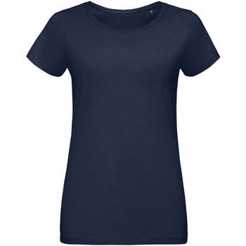 tekstylia Damskie T-shirty z krótkim rękawem Sols Martin camiseta de mujer Niebieski