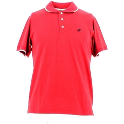 tekstylia Męskie Koszulki polo z krótkim rękawem Key Up 205S 0001 Czerwony