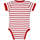 tekstylia Dziecko T-shirty z krótkim rękawem Sols Body bebé a rayas Czerwony