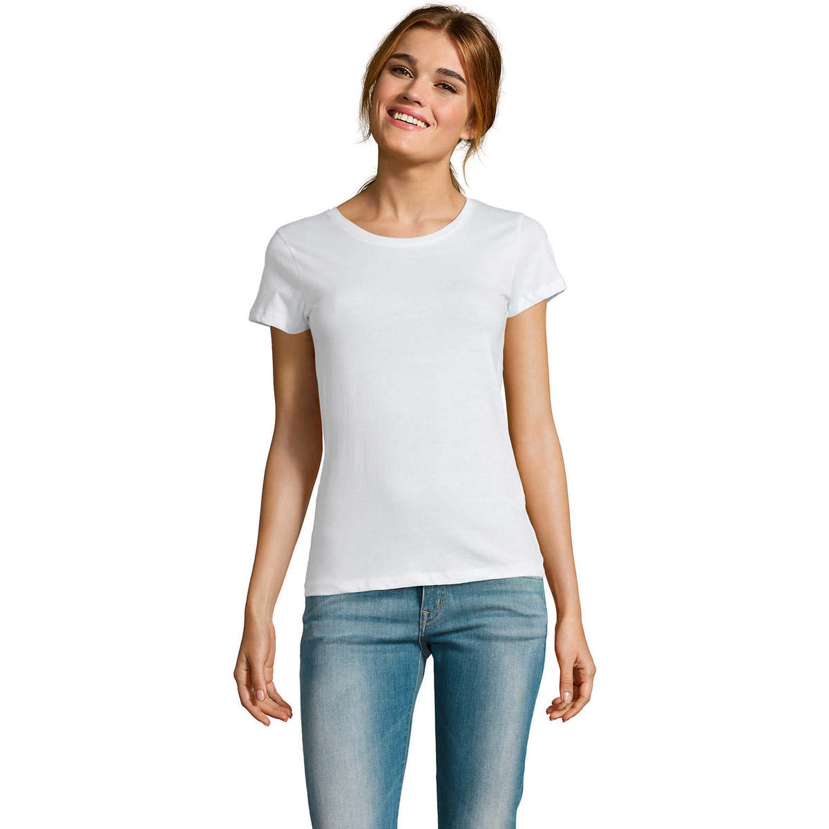 tekstylia Damskie T-shirty z krótkim rękawem Sols CAMISETA DE MANGA CORTA Biały