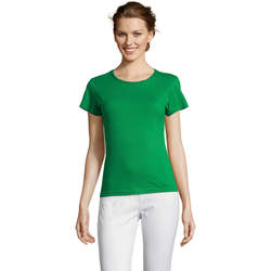 tekstylia Damskie T-shirty z krótkim rękawem Sols Miss camiseta manga corta mujer Zielony