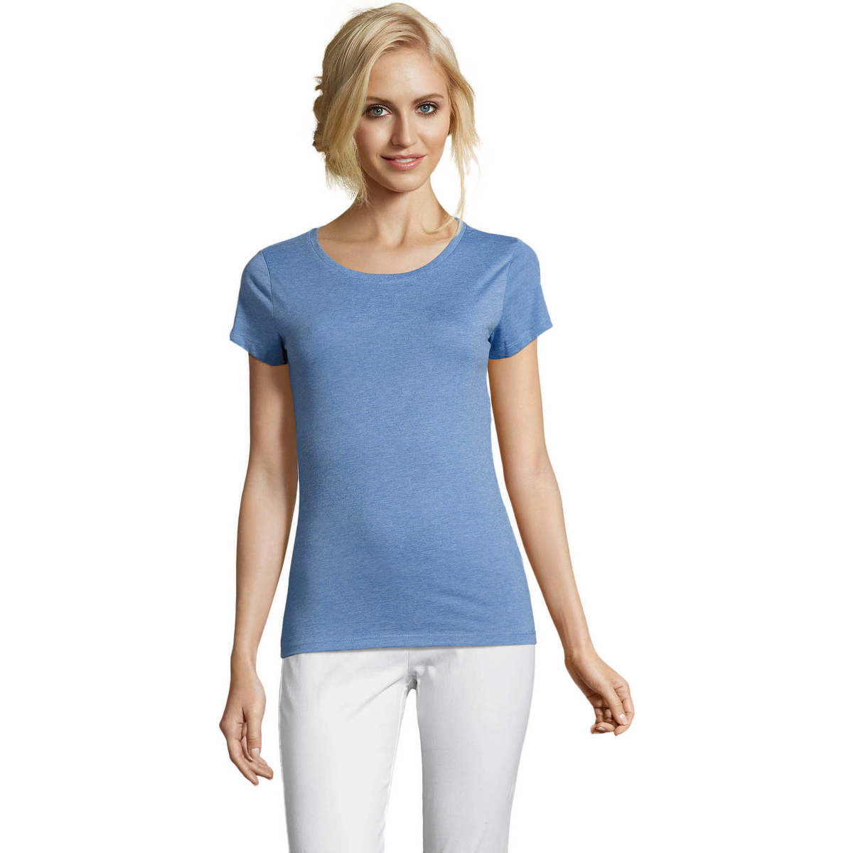 tekstylia Damskie T-shirty z krótkim rękawem Sols Mixed Women camiseta mujer Niebieski