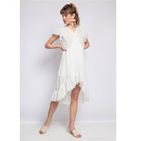 tekstylia Damskie Sukienki krótkie Fashion brands U5233-BLANC Biały