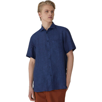 tekstylia Męskie Koszule z długim rękawem Trussardi 52C00213-1T002248 Niebieski