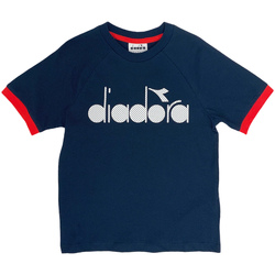 tekstylia Dziecko T-shirty z krótkim rękawem Diadora 102175906 Niebieski