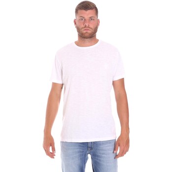 tekstylia Męskie T-shirty i Koszulki polo Lumberjack CM60343 021EU Biały